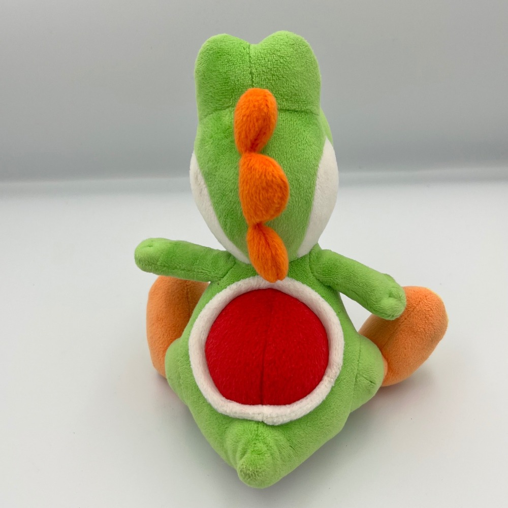 Nintendo Super Mario Bros Yoshi Plush Stuffed Animal Toy Green 8 Inch - Picture 4 of 8